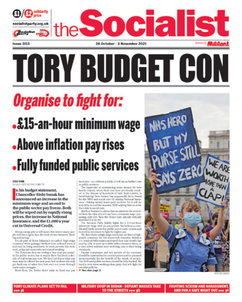 The Socialist issue 1153
