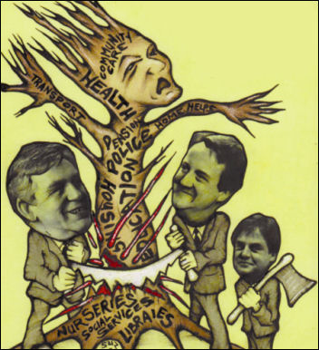 Detail from Socialism Today cover - cartoon by Suz Detail from Socialism Today cover - cartoon by Suz