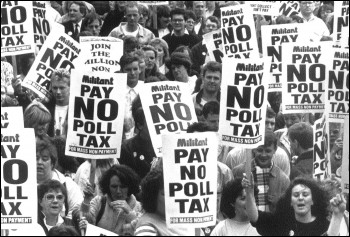 Anti-Poll Tax demonstration March 1990