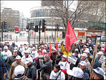 Visteon / Ford UNITE pension protest in London 31.03.10, photo by The Other Bailey, flickr