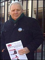 Mick Tosh, Trade Unionist and Socialist Coalition (TUSC) candidate Mick Tosh, Trade Unionist and Socialist Coalition (TUSC) candidate