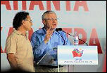 Joe Higgins, the Irish Socialist Party's MEP, speaking at central SYRIZA rally in Athens, Greece