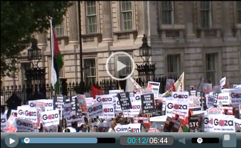 Video: Stop Israeli state terror: demonstration in London against the killings on the aid flotilla