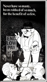 Tory Prime Minister Margaret Thatcher, cartoon by Alan Hardman