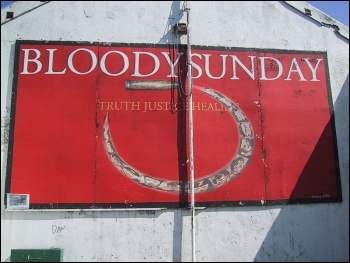 Bloody Sunday Mural in Derry, Northern Ireland, photo Jérôme Sautret