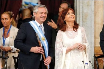 President Alberto Fernandez and Vice-President Fernandez der Kirchner. Government candidates suffered big electoral losses. Photo: Casa Rosada/CC