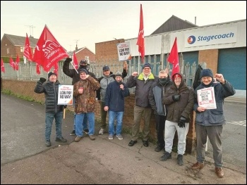 Stagecoach strikers have won a pay rise. Photo: Alistair Tice
