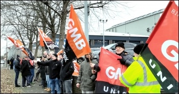 Somers Forge strikers. Photo: Wolverhampton and black country socialist party