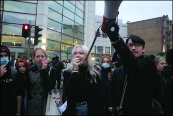 Protesters in Bristol. Photo: Bristol Socialist Students