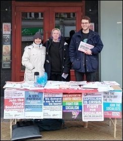 Socialist Party campaigning in Bournemouth