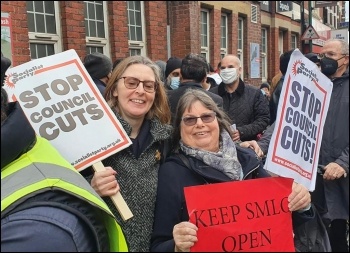 Fighting cuts in Southampton, photo Nick Chaffey