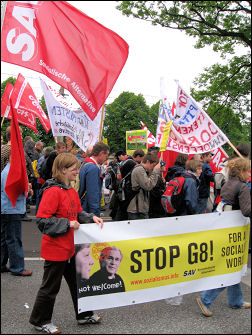 G8 demonstration in Rostock, Germany, photo SAV