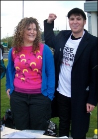 Huddersfield Socialist Students say no to rip-off graduation ceremony, photo Huddersfield Socialist Students
