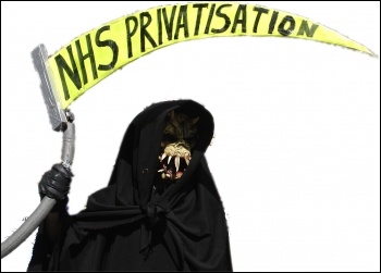 NHS in the firing line, photo Paul Mattsson