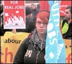 Youth Fight for Jobs demonstration in Barking, photo Paul Mattsson