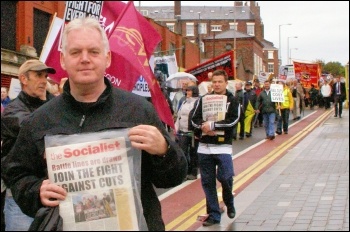 Trade unionists lobby Lib-Dem conference