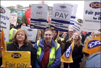 Birmingham council workers strike, photo S O'Neill