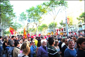 Ten million took part in a general strike in Spain 29 September 2010 that shook Spanish capitalism, photo Sarah Wrack