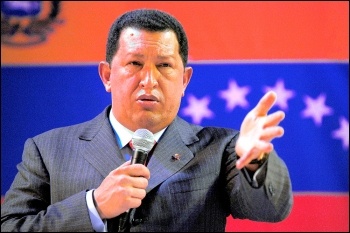 Hugo Chávez, president of Venezuela, on a visit to Britain, photo Paul Mattsson Hugo Chávez, president of Venezuela, on a visit to Britain, photo Paul Mattsson