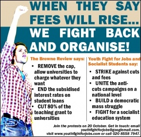 Student tuition fees: what Youth Fight for Jobs and Socialist Students say