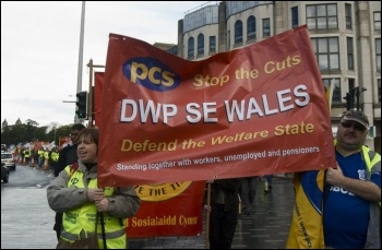 Cardiff anti-cuts demo, photo Cardiff Socialist Party Cardiff anti-cuts demo, photo Cardiff Socialist Party