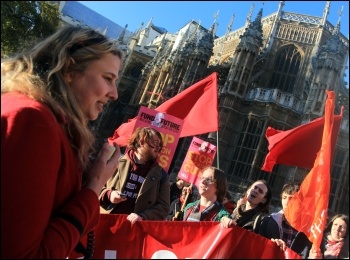 Massive student demo called by the NUS expresses anger against cuts, photo T.U. Senan
