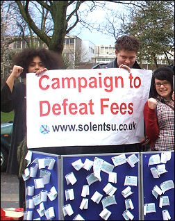 Southampton Socialist Students campaigning