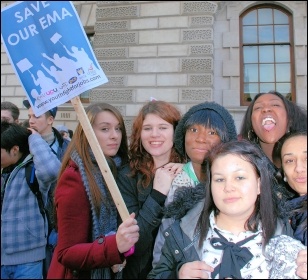University, college and school students protest in central London against higher tuition fees and education cuts , photo Suzanne Beishon University, college and school students protest in central London against higher tuition fees and education cuts , photo Suzanne Beishon
