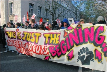 Day X student demonstration against tuition fees