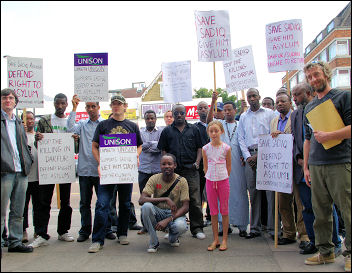 Save Sadiq: Lobby demands asylum for Sadiq, photo Jack Royston