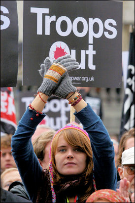 Stop The War Coalition demonstration 8 October 2007, photo Paul Mattsson