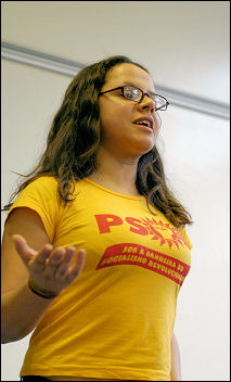 Socialism 2007 - Alessandra Lacerda SR Brazil , photo Paul Mattsson