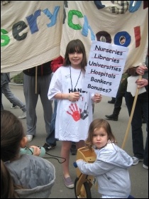 Save Sure Start services - Westminster campaign, photo Save our Childrens Services