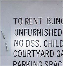 No DSS - Landlords discriminate against those on housing benefit