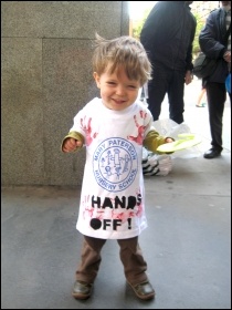 Save Our Children's Services Westminster organised a protest on Friday 8 April which was lively and effective in holding London's Westminster council to account., photo Save Our Children's Services Westminster Save Our Children's Services Westminster organised a protest on Friday 8 April which was lively and effective in holding London's Westminster council to account., photo Save Our Children's Services Westminster
