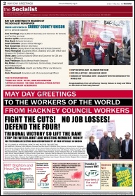 May Day Greetings, The Socialist, May 2011 