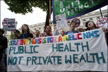 March to save the NHS 17 May 2011, photo Paul Mattsson