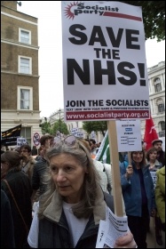 March to save the NHS, photo Paul Mattsson
