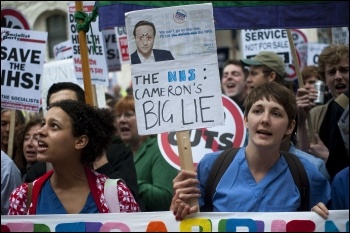 March to save the NHS, 17 May 201, photo Paul Mattsson