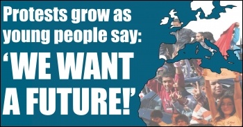 Protests grow as young people say 'We want a future!'