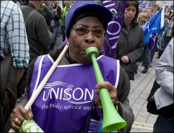 Half-million strong TUC demo, central London, 26 March 2011, against the government's cuts , photo by Paul Mattsson