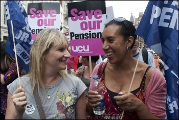 Save our pensions, photo Paul Mattsson