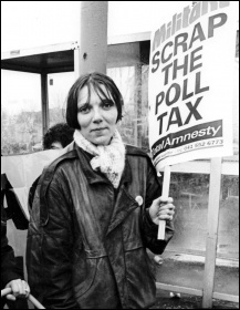 Militant: Scrap the Poll Tax, photo Dave Sinclair