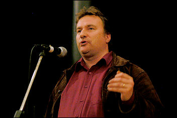 Rob Windsor, Socialist Party congress 2007, photo Paul Mattsson