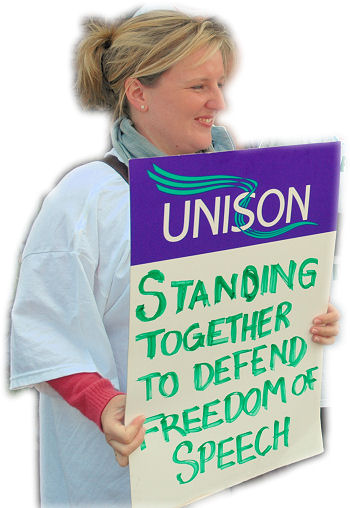 Manchester mental health workers on strike, photo Christian Bunke