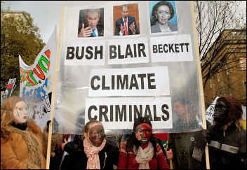 Climate change demo 2005, photo Paul Mattsson
