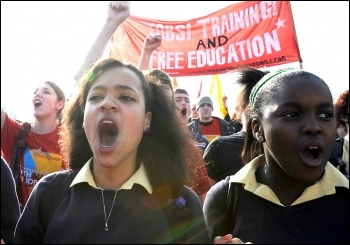 Youth Fight for Jobs demonstration April 2009, photo Paul Mattsson Youth Fight for Jobs demonstration April 2009, photo Paul Mattsson