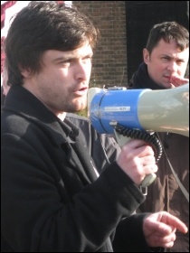 Paul Callanan, Youth Fight For Jobs, photo by Lorraine Dardis