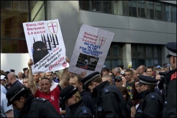 EDL demonstration in London, 3.9.11