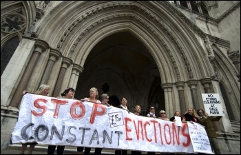 Stop constant evictions: hundreds march against Dale Farm evictions of travellers, 10 September 2011, photo Paul Mattsson